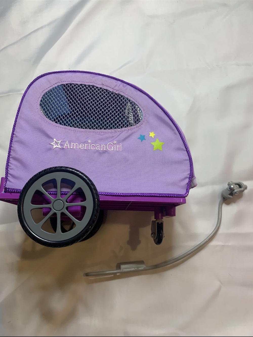 American Girl Lavender pet Trailer Accessory
